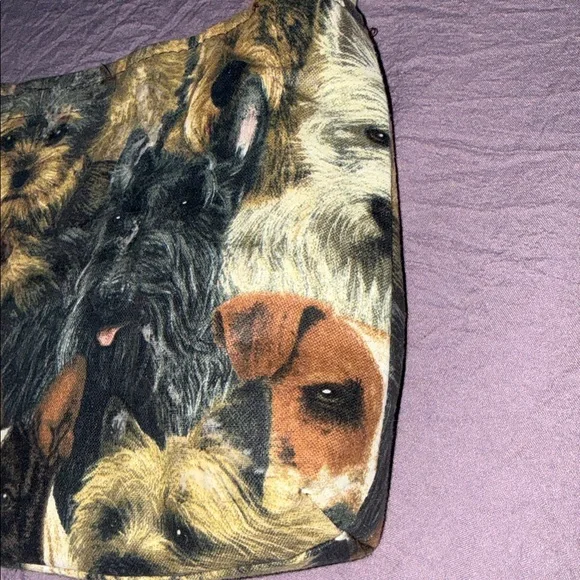Dog Print Shoulder Bag - Picture 5 of 7